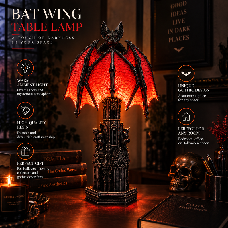 Bat Halloween Lamp By Lumerry