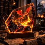 Fire Dragon Halloween Lamp By Lumerry